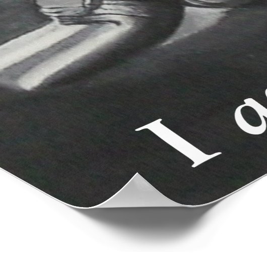 Pointe, ich bin ein Tänzer Poster (Ecke)