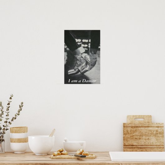 Pointe, ich bin ein Tänzer Poster (Küche)