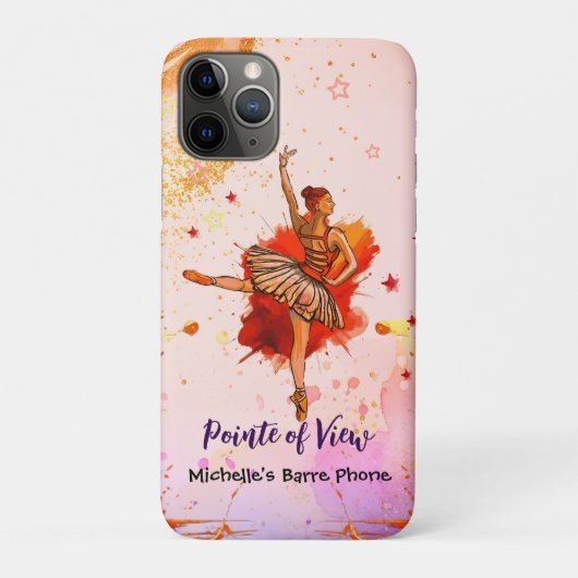 Pointe of View – Benutzerdefiniertes Ballett Case-Mate iPhone Hülle (Rückseite)