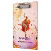 Pointe of View – Benutzerdefiniertes Ballett Klemmbrett (Links)