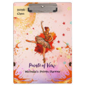 Pointe of View – Custom Ballet  Klemmbrett (Vorderseite)