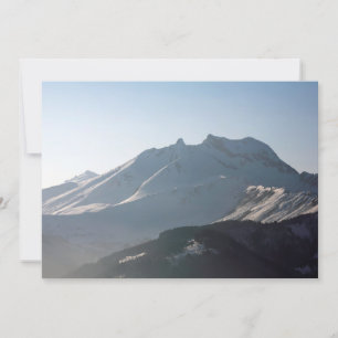 Pointe Percee Morzin France Holiday Card Feiertagskarte
