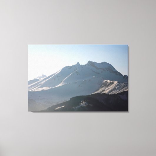 Pointe Percee Morzin France Holiday Card Leinwanddruck (Vorderseite)