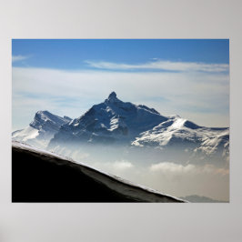 Pointe Percee Morzine France Holiday Card Poster