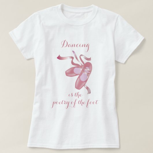 Pointe Pointe Shoes Poettering Ballett Tanz T-Shirt (Design vorne)