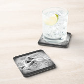 Pointe Schuhe auf dem Strand Getränkeuntersetzer (Rechte Seite)