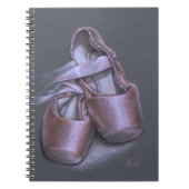 Pointe Schuhe Notizblock (Vorderseite)