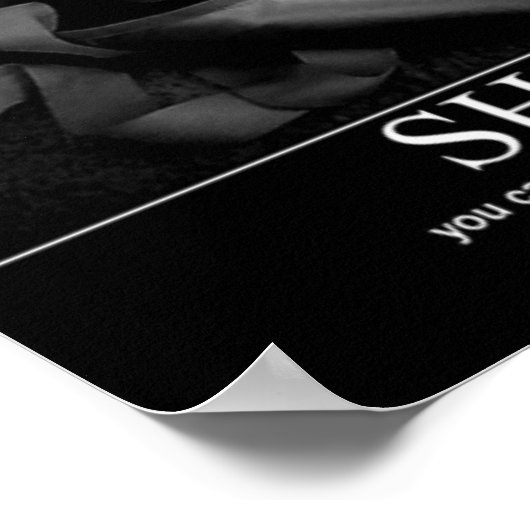 Pointe-Schuhposter 1 Poster (Ecke)