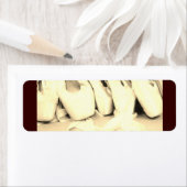 Pointe Shoe Rücksendeadressen-Aufklebers (Insitu)