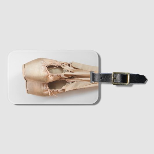 Pointe Shoes Gepäckanhänger (Vorderseite (Horizontal))