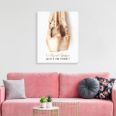 Pointe Shoes Leinwanddruck (Insitu (Wohnzimmer))