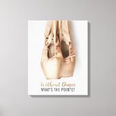Pointe Shoes Leinwanddruck (Vorderseite)