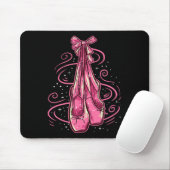 Pointe Shoes Toe Dancing Ballerina Ballettschuhe Mousepad (Mit Mouse)