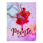 Pointe View - Pastel Ballet Dreams Poster (Vorderseite)