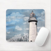 pointe Zusatzbarques-Leuchtturm mousepad (Mit Mouse)