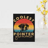 Pointer Coolste Oma-Geschenke für Frauen Pointer D Karte (Gelbe Blume)