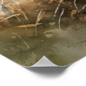 Pointer Dog Art Print Poster (Ecke)