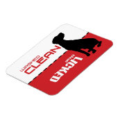 Pointer Dog, Geschirrspüler Magnet - geleckt saube (Linke Seite)