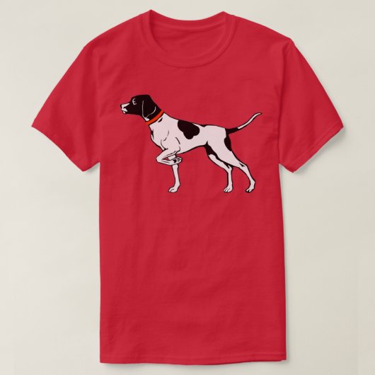 Pointer Dog Graphic English Pointer Dog Point Poin T-Shirt (Design vorne)