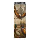 Pointer Dog in Jagdszene Thermosbecher (Rückseite)