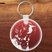 Pointer Dog Key Ketten Stilvolle Hunde Lover Schlü Schlüsselanhänger (Vorderseite)