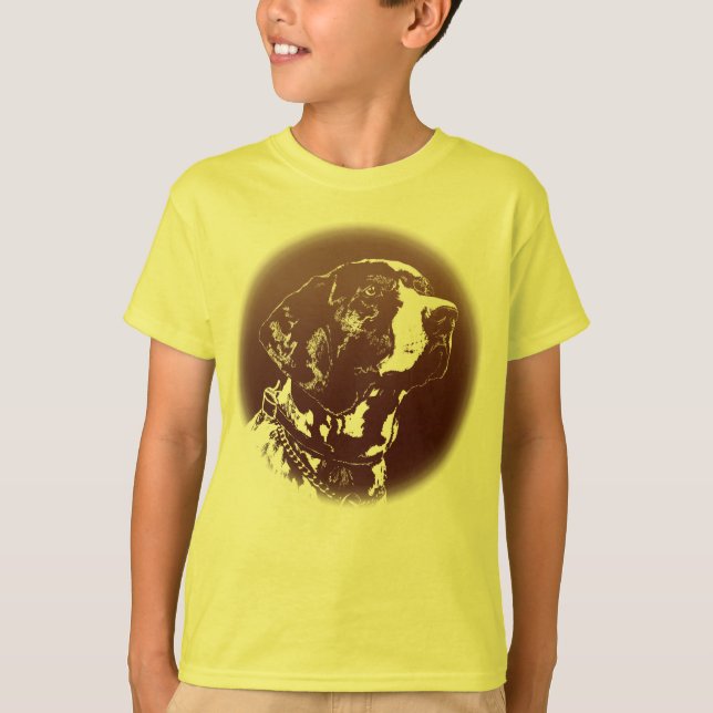 Pointer Dog Kid's Shirts German Pointer Hundeshirt (Vorderseite)