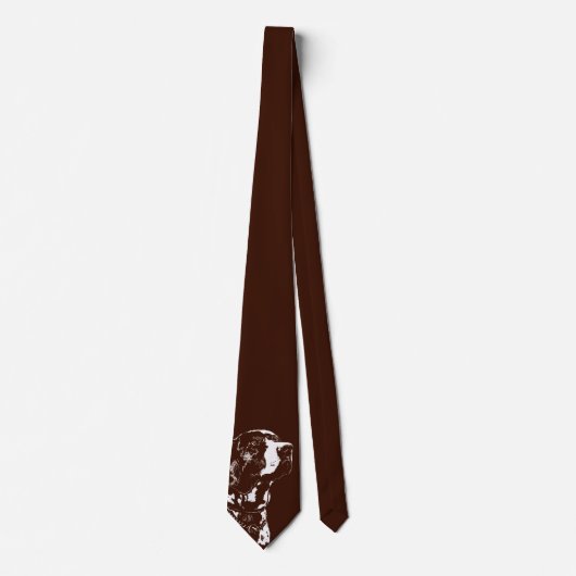Pointer Dog Krawatte Stilvolle Hunde Lover Necktie (Vorderseite)