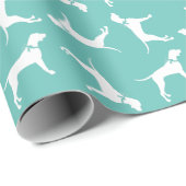 Pointer Dog Puppy English Setter Geschenkpapier (Rolleneckpunkt)