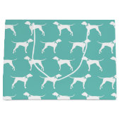 Pointer Dog Puppy English Setter Große Geschenktüte (Vorderseite)