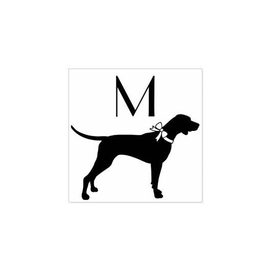 Pointer Dog Puppy English Setter Gummistempel (Prägung)