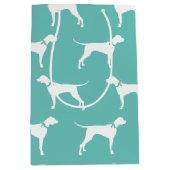 Pointer Dog Puppy English Setter Mittlere Geschenktüte (Vorderseite)