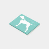 Pointer Dog Puppy English Setter Post-it Klebezettel (angewinkelt)