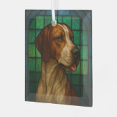 Pointer "Festes Glas" Ornament Aus Glas (Vorderseite links)