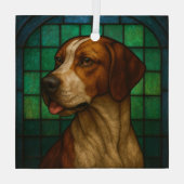 Pointer "Festes Glas" Ornament Aus Glas (Rückseite)