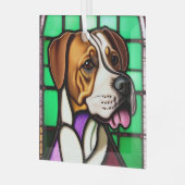 Pointer "Festes Glas" Ornament Aus Glas (Vorderseite links)