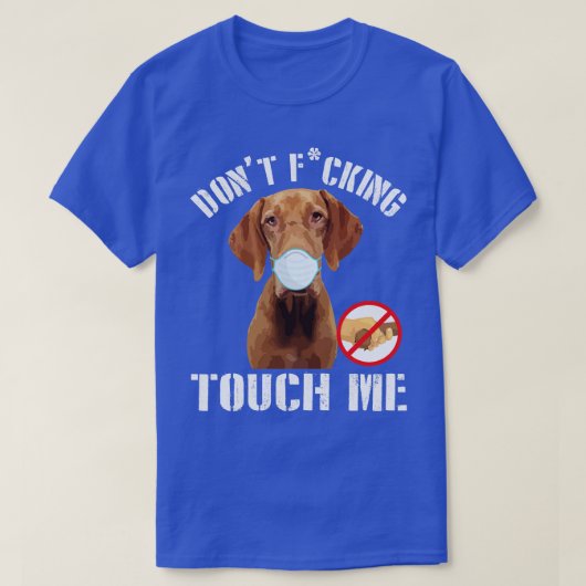 Pointer Hund mit Gesichtsmaske nicht zu krümmen 20 T-Shirt (Design vorne)