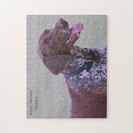 Pointer Hund. Puzzle (Vertikal)