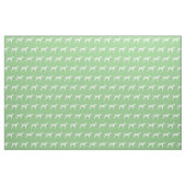 Pointer-Hund-Silhouette Haustier Sagegrün Stoff (Fat Quarter (45,7 x 55,9 cm))