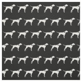Pointer Hund Silhouette Haustier Stoff (Muster)