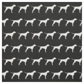 Pointer Hund Silhouette Haustier Stoff (Muster)