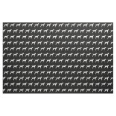 Pointer Hund Silhouette Haustier Stoff (Fat Quarter (45,7 x 55,9 cm))