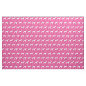 Pointer Hund Silhouette Pet Pink Stoff (Fat Quarter (45,7 x 55,9 cm))
