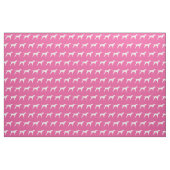 Pointer Hund Silhouette Pet Pink Stoff (Fat Quarter (45,7 x 55,9 cm))