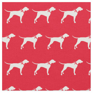 Pointer Hund Silhouette Pet Red Stoff
