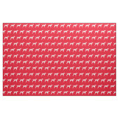 Pointer Hund Silhouette Pet Red Stoff (Fat Quarter (45,7 x 55,9 cm))