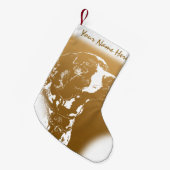 Pointer Hund Weihnachtsweihnachtsgebäck Hund Lover Kleiner Weihnachtsstrumpf (Vorderansicht (hängend))