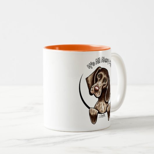 Pointer IAAM Zweifarbige Tasse (VorderseiteRechts)