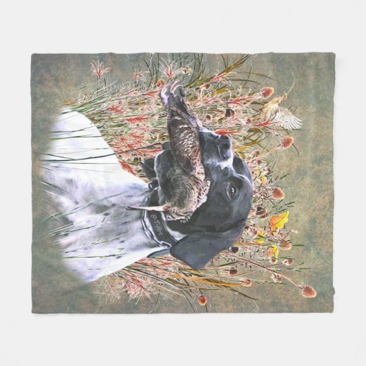 Pointer, Jagdwald Fleecedecke (Vorderseite (Horizontal))