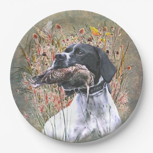 Pointer, Jagdwald Pappteller (Vorderseite)