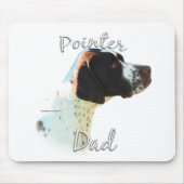 Pointer (Leber) Vater 2 Mousepad (Vorne)